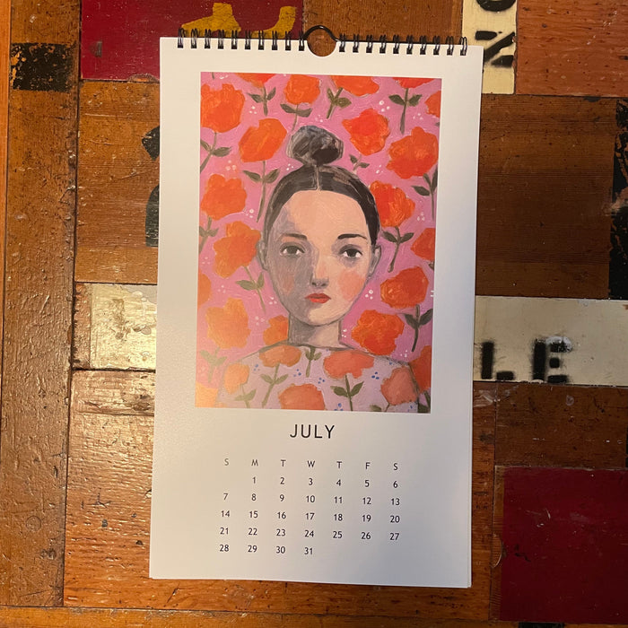 **slightly damaged*** 2024 tiny portrait wall calendar