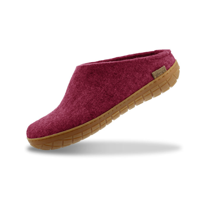 Slip-on with natural rubber sole - honey - Cranberry