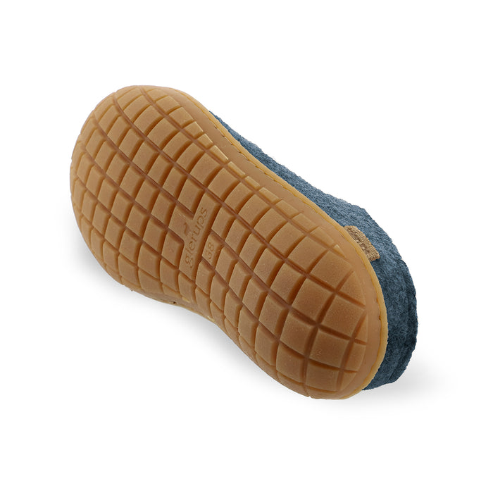 Slip-on with natural rubber sole - honey - Denim