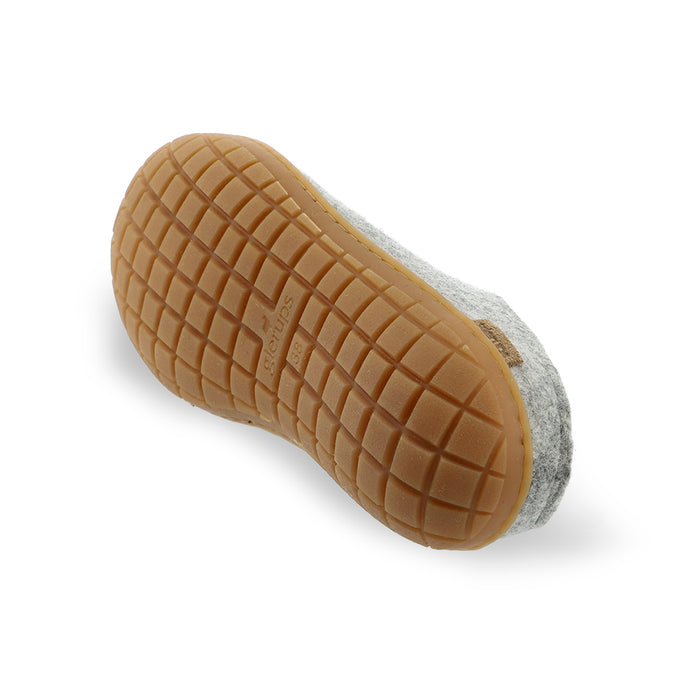 Slip-on with natural rubber sole - honey - Grey