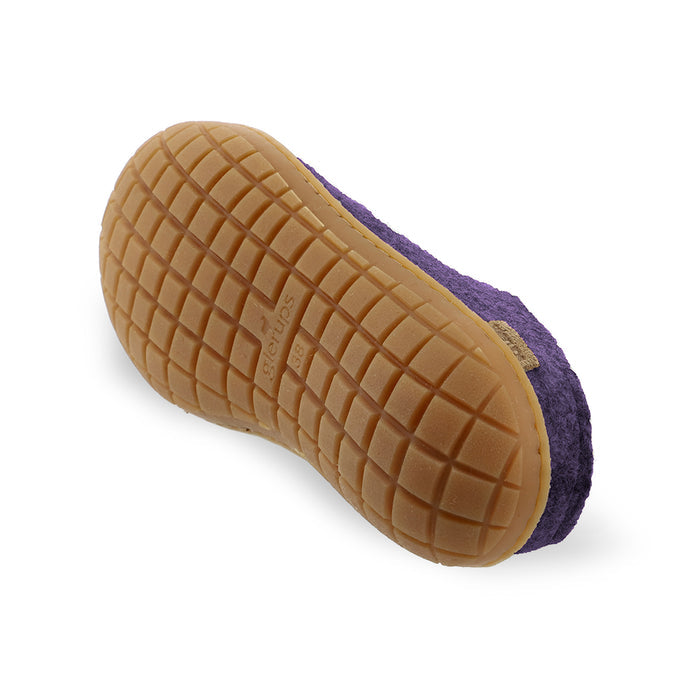 Slip-on with natural rubber sole - honey - Purple