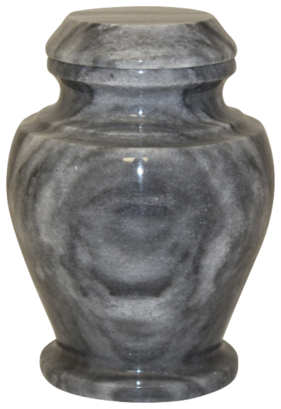Small/Keepsake 15 Cubic Inch Carpel Cashmere Gray Cremation Urn for Ashes