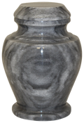 Small/Keepsake 15 Cubic Inch Carpel Cashmere Gray Cremation Urn for Ashes