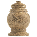 Small/Keepsake Princess Fossil Stone Marble Keepsake Funeral Cremation Urn