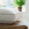 Soft as Down Box Pillow close-up detail 1 | Soak and Sleep
