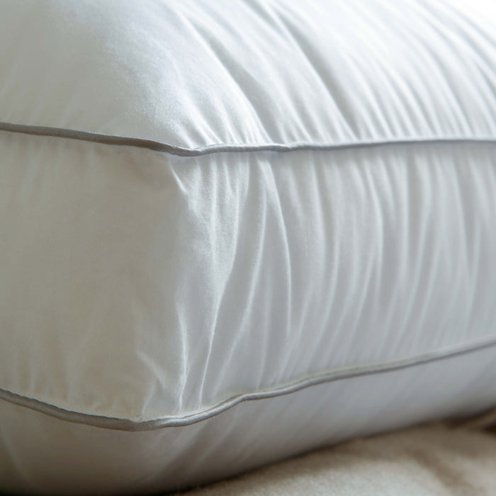 Soft as Down Box Pillow close-up detail 2 | Soak and Sleep