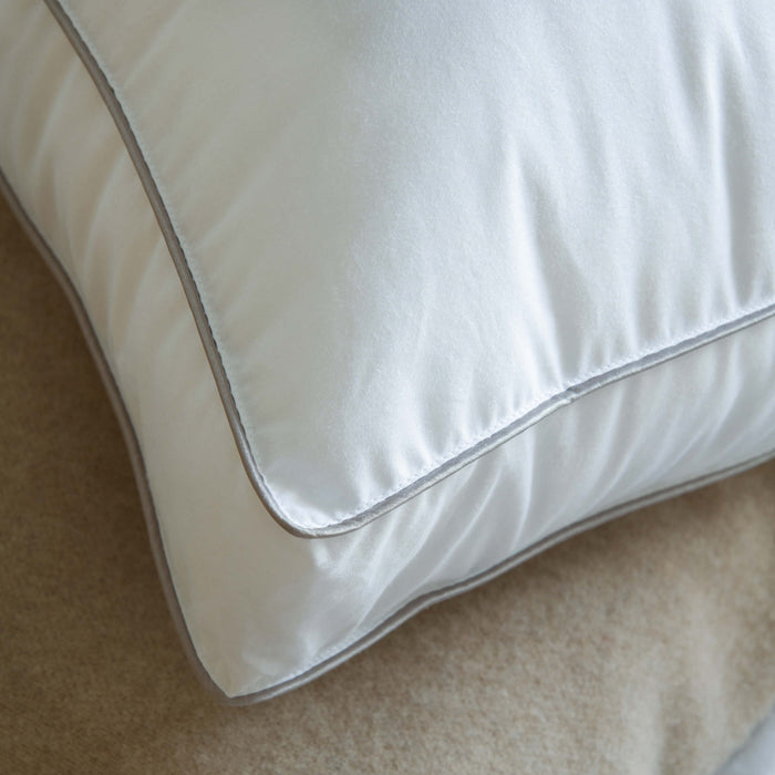 Soft as Down Box Pillow close-up detail 3 | Soak and Sleep