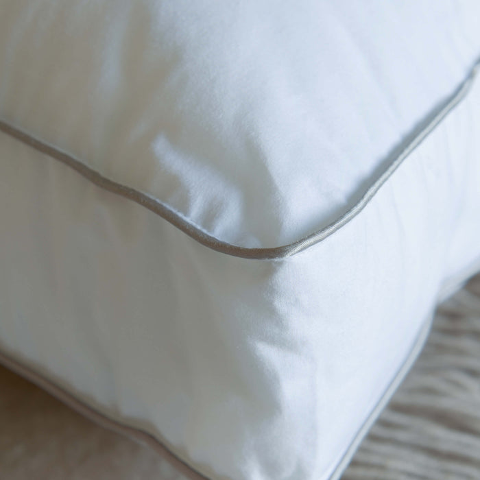 Soft as Down Box Pillow close-up detail 4 | Soak and Sleep