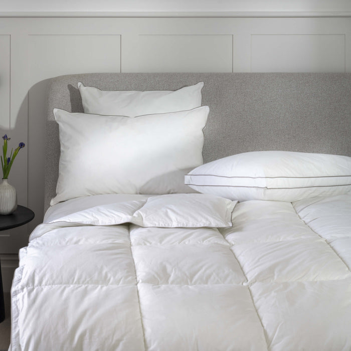 Soft As Down Duvets styled in a bedroom 1 | Soak and Sleep