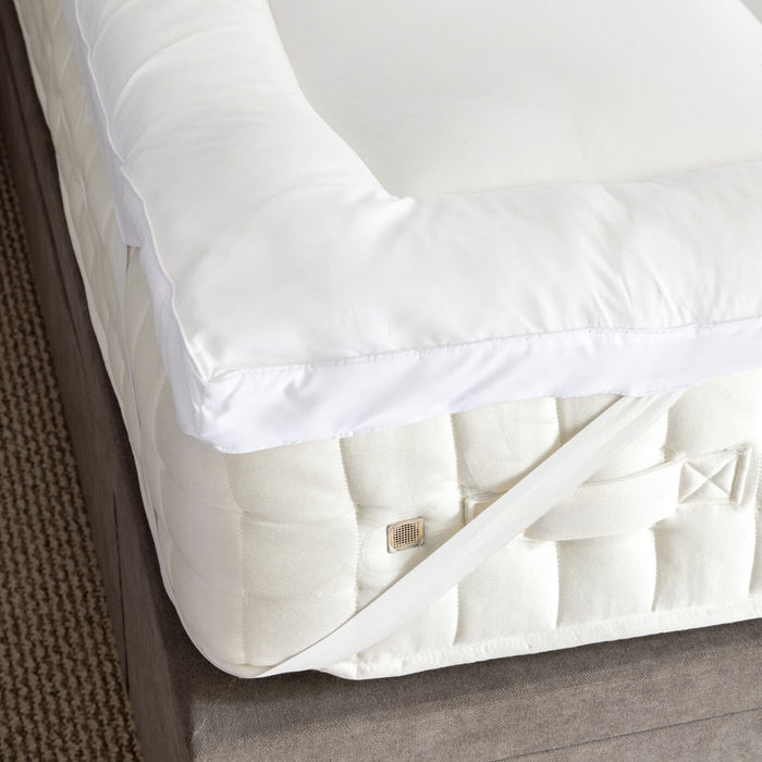 Soft As Down Mattress Topper close-up detail 1 | Soak and Sleep