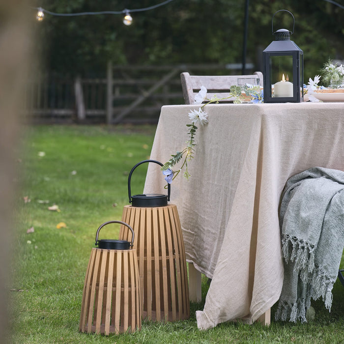 Bamboo Lantern Bundle | Outdoor Garden Decoration