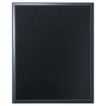 5" x 7" Solid Black Finish Plaque