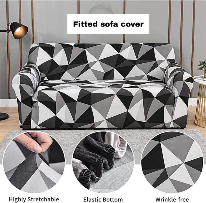 Spring Blossom Delicate Floral Sofa Cover - (3+1+1 seater)