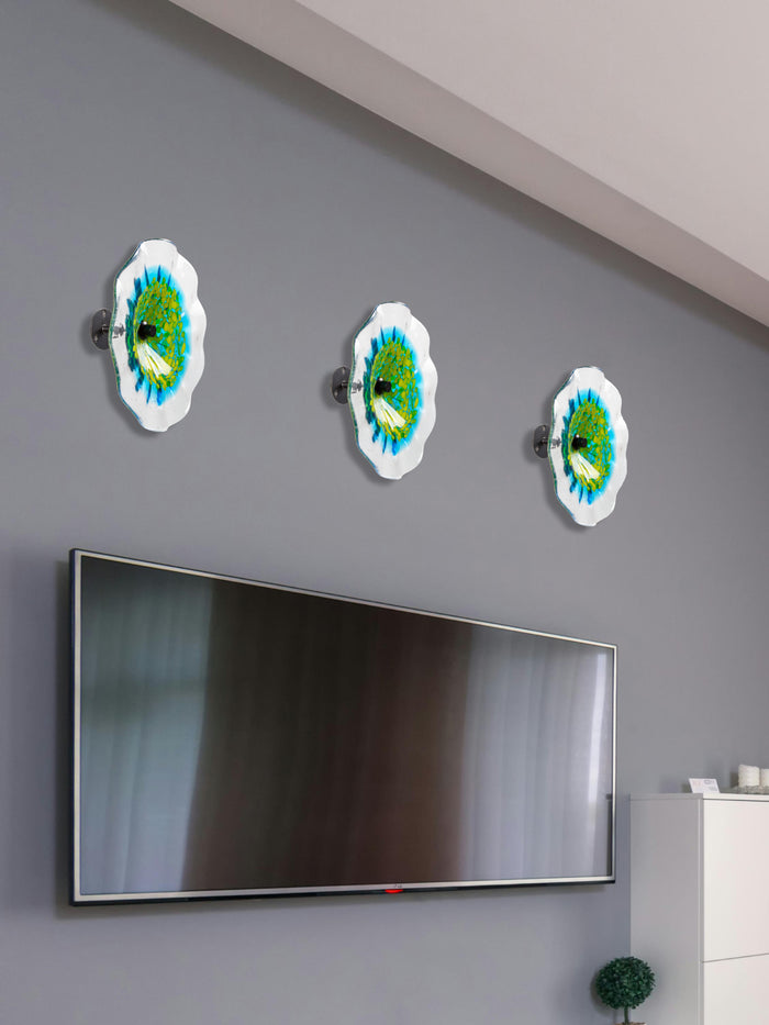 Sprito Hand Blown Art Glass Wall Decor - 12 Inch