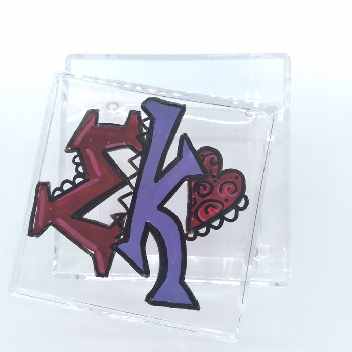 Square Acrylic Box - Sigma Kappa