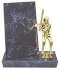 3.75" x 5.75" Black Marble Finish Standup Plaque