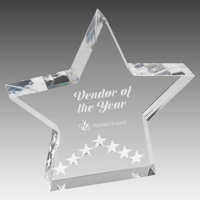 5" Silver Star Performer Acrylic