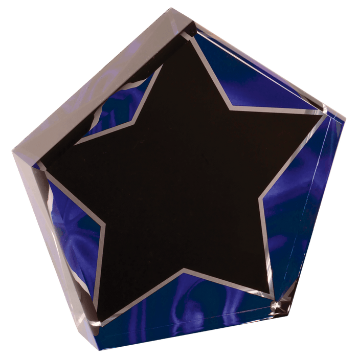 5" Star Blue Velvet Acrylic