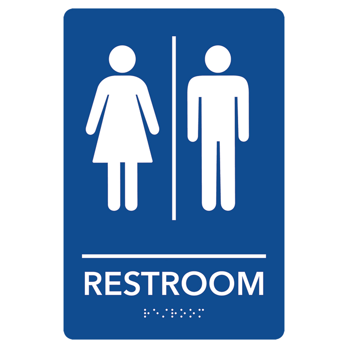 Blue / Unisex Restroom