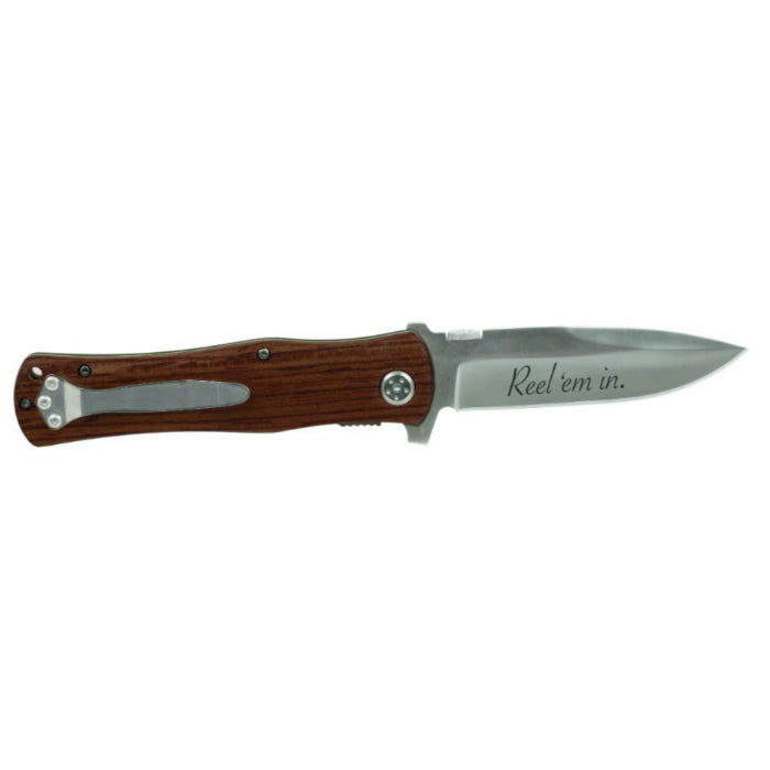 Straight Blade Pocket Knife - KNF16