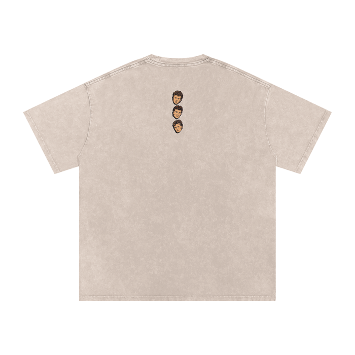 Take On Me - Snow Washed Oversized Cotton T-Shirt
