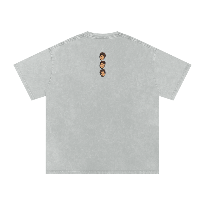 Take On Me - Snow Washed Oversized Cotton T-Shirt