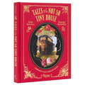 Book titled 'Tales of a Not So Tiny House' with red cover and house illustration on a white background