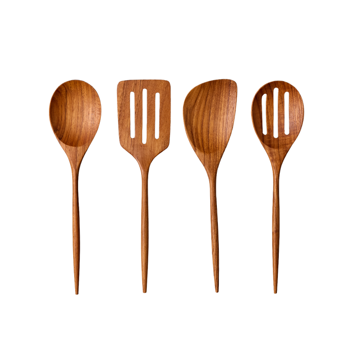 Teak Mini Kitchen Utensils