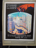 “The Coop Called the City”–Bossert Bungalow Advertisement Litho Plates