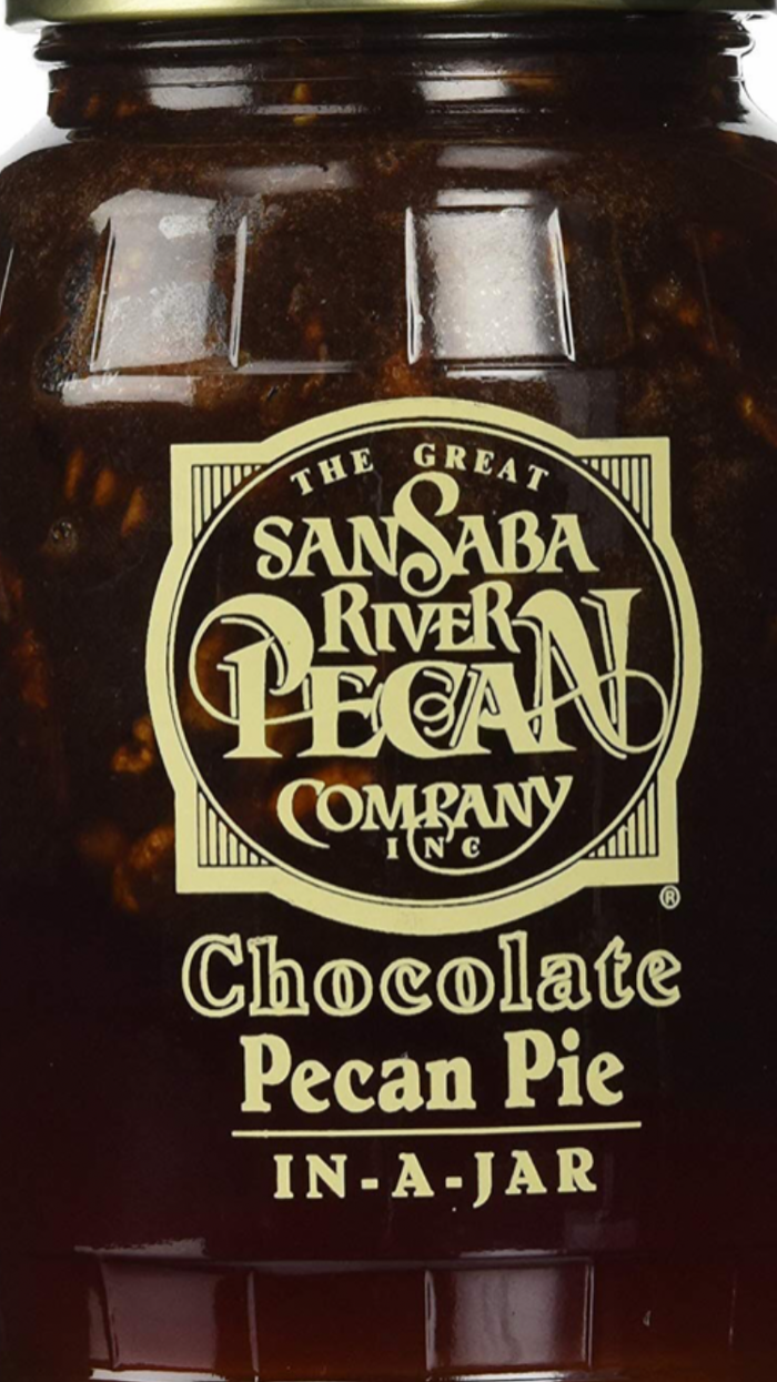 The Great San Saba River Pecan Company Pecan Pie In A Jar-Chocolate Pecan