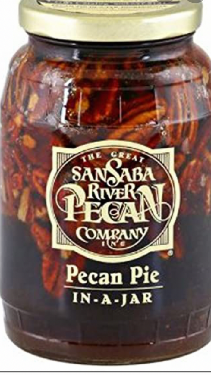 The Great San Saba River Pecan Company Pecan Pie In A Jar