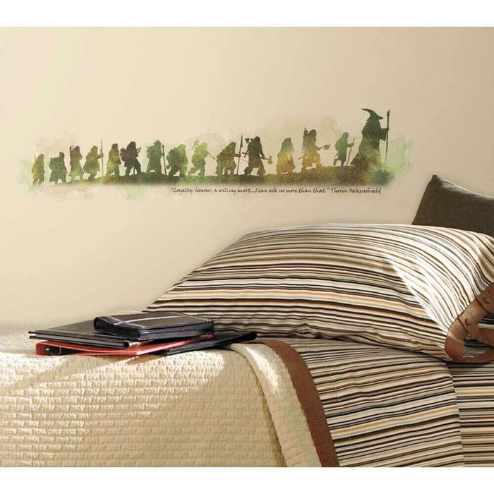 The Hobbit Movie Quote Decal Installed | Wallhogs
