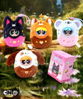The Powerpuff Girls Arcade Plush Keychain Blind Box, featuring cartoon plush toys, available for preorder, ships August 2025.