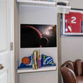15.5x24 inch Vast Frontier Space Decal Installed in Alcove