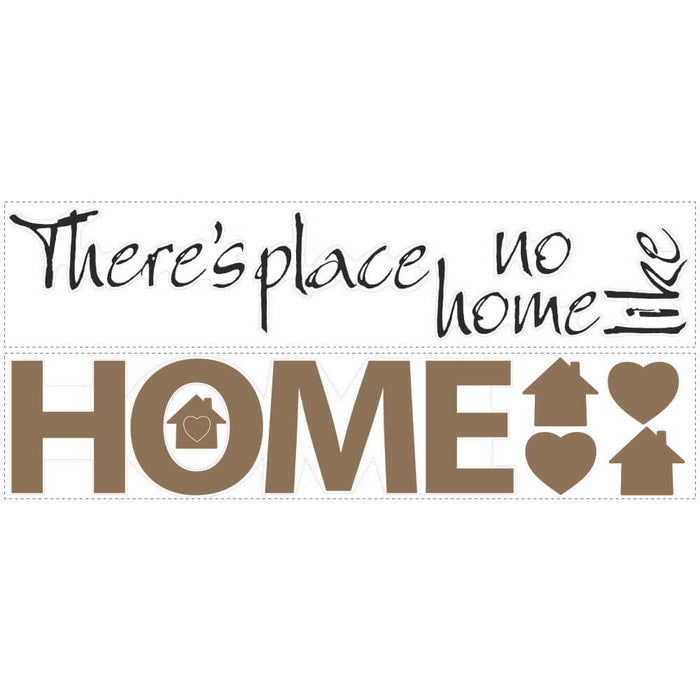 No Place Like Home Decal Printed | Wallhogs