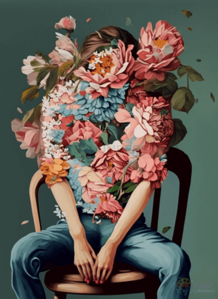 Thinking Of Flowers Paint By Numbers Kit