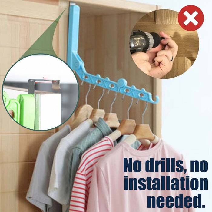 THZ Mounted Door Valet Folding Hanger