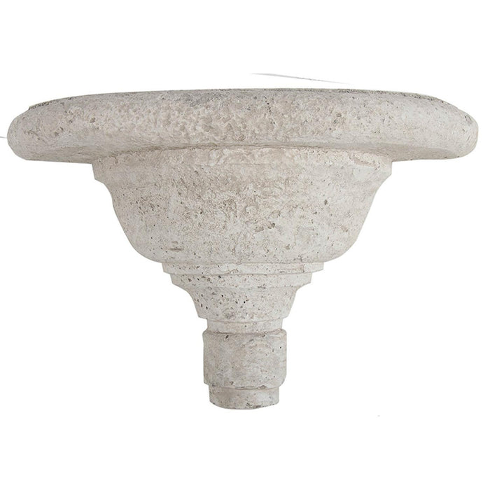 Torch Shaped Cement Wall Shelf | 6.5"x16.5"
