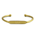 Tri Delta 18K  Gold  Plated Cuff Bracelet