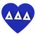 Tri Delta Sorority Acrylic Heart Pin