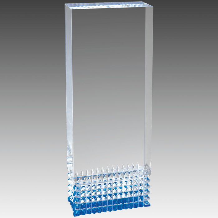 Clear/ Blue / 3" x 8"