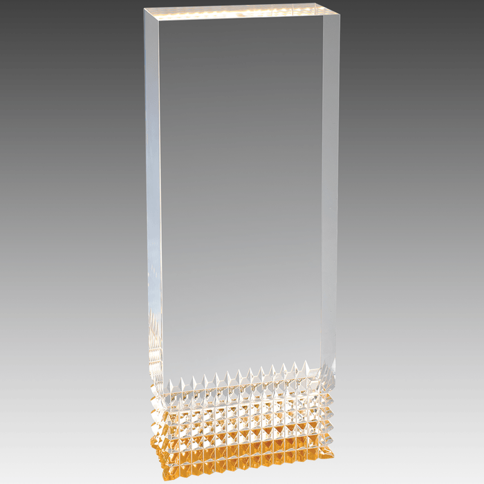 Clear/ Gold / 3" x 8"