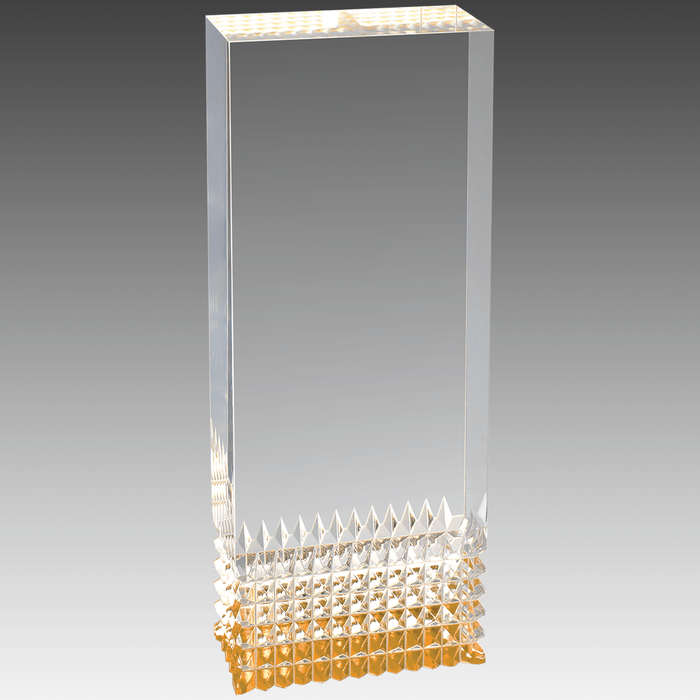 Clear/ Gold / 2.75" x 7"