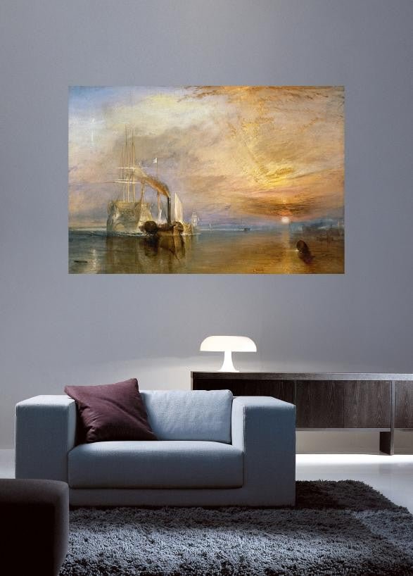 Turner "The Fighting Temeraire" (19th) Wall Decal (4 Sizes Available)