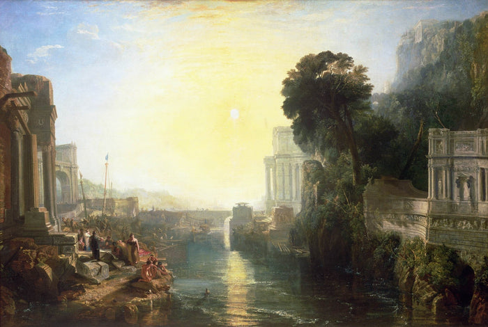 Turner "The Rise of the Carthaginian Empire" (1815) Glossy Poster (5 Sizes Available)