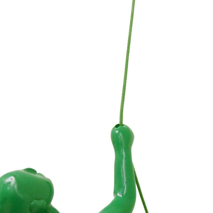 Unique Green Climbing Man Wall Art | 3"x6"