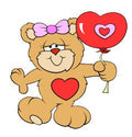 Valentines - Heart Bear Wall Decal Cutout