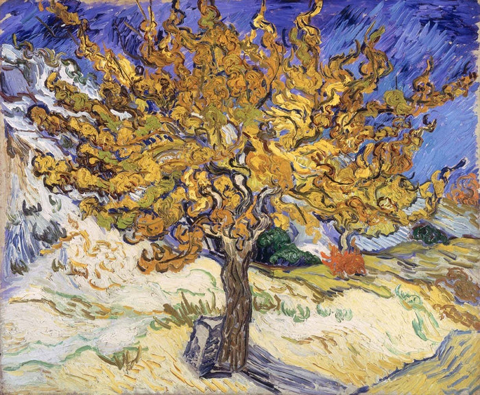 Van Gogh "Mulberry Tree" (1889) Wall Decal (4 Sizes Available)