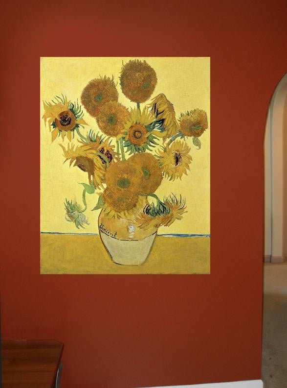 Van Gogh "Sunflowers" (1888) Glossy Poster (4 Sizes Available)