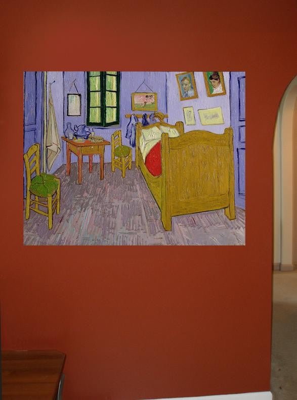 Van Gogh "Van Gogh's Bedroom at Arles" (1888) Glossy Poster (4 Sizes Available)